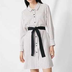 Maje Striped Shirt Dress